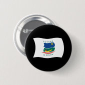 Schaltfläche für die Flagge von Französisch-Guayan Button (Vorne & Hinten)