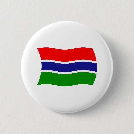 Schaltfläche für die Flagge von Gambia Button (Vorderseite)