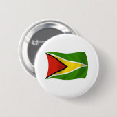 Schaltfläche für die Flagge von Guyana Button (Vorne & Hinten)