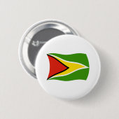 Schaltfläche für die Flagge von Guyana Button (Vorne & Hinten)