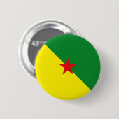 Schaltfläche für die Flagge von Guyane Fisheye Button (Vorne & Hinten)