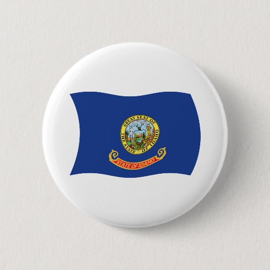 Schaltfläche für die Flagge von Idaho Button (Vorderseite)