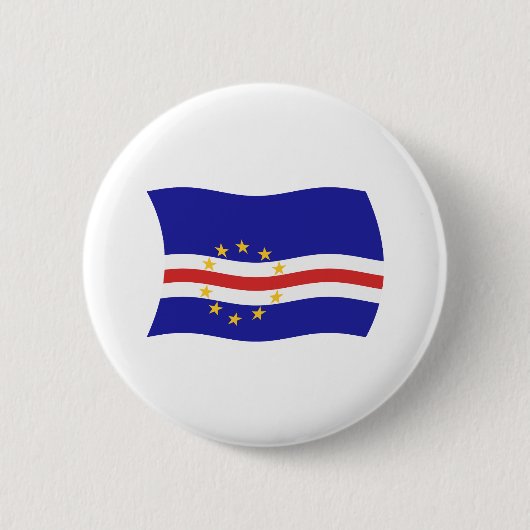 Schaltfläche für die Flagge von Kap Verde Button (Vorderseite)