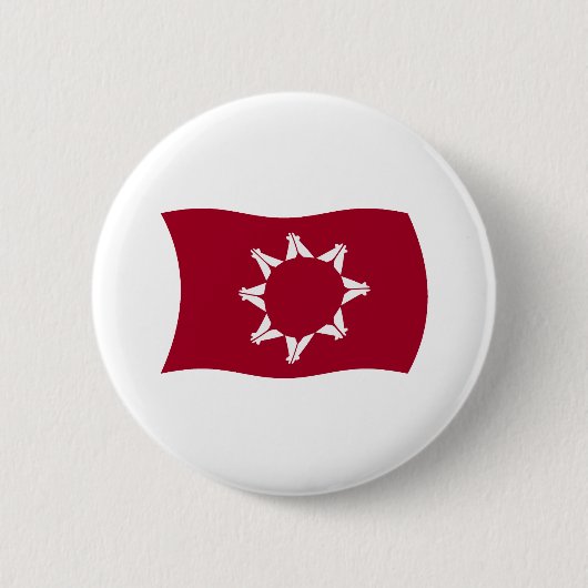 Schaltfläche für die Flagge von Oglala Lakota Button (Vorderseite)