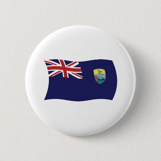 Schaltfläche für die Flagge von Saint Helena Button (Vorderseite)