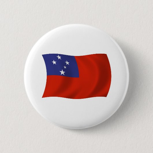 Schaltfläche für die Flagge von Samoa Button (Vorderseite)
