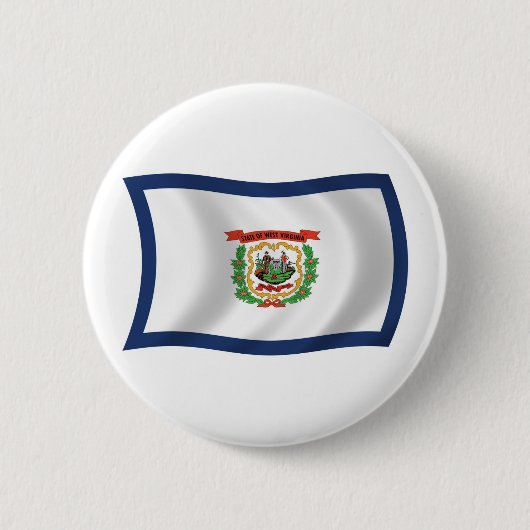 Schaltfläche für die Flagge von West Virginia Button (Vorderseite)