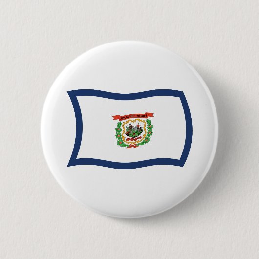 Schaltfläche für die Flagge von West Virginia Button (Vorderseite)