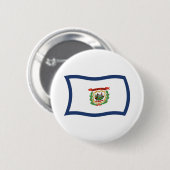 Schaltfläche für die Flagge von West Virginia Button (Vorne & Hinten)
