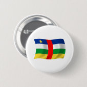 Schaltfläche für die Flagge Zentralafrikas Button (Vorne & Hinten)
