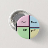 Schaltfläche für die Geschlechtsoffenlegung Button (Vorne & Hinten)