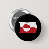 Schaltfläche für die grönländische Flagge Button (Vorne & Hinten)