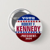 Schaltfläche für die Kampagne von Robert F Kennedy Button (Vorne & Hinten)