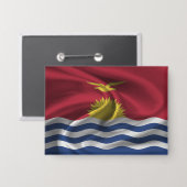 Schaltfläche für die Kiribati-Flagge Button (Vorderseite/Rückseite)