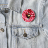 Schaltfläche für die Macro-Blume mit hübschem rote Button (Beispiel)