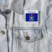 Schaltfläche für die Michigan-Flagge Button (Beispiel)