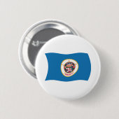 Schaltfläche für die Minnesota-Flagge Button (Vorne & Hinten)