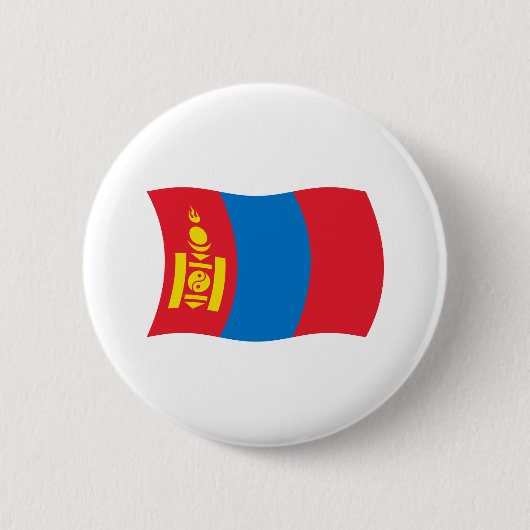Schaltfläche für die mongolische Flagge Button (Vorderseite)