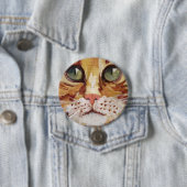 Schaltfläche für die Orange Tabby-Malerei Button (Beispiel)