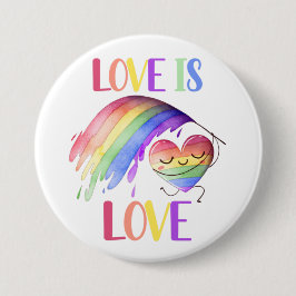 Schaltfläche für die Pride-Rainbow-Liebe Button