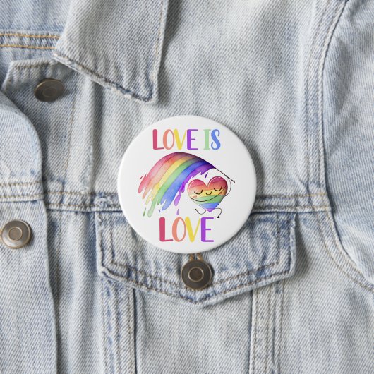 Schaltfläche für die Pride-Rainbow-Liebe Button (Beispiel)