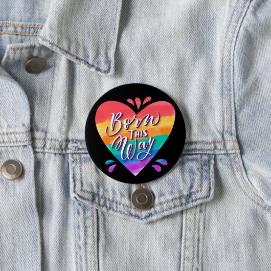 Schaltfläche für die Pride-Rainbow-Liebe Button (Beispiel)