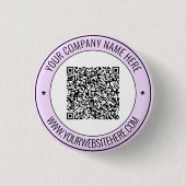 Schaltfläche für die QR-Prüfung Info Personalisier Button (Vorderseite)