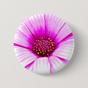 Schaltfläche für die rosa Blume Button