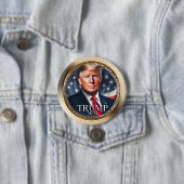 Schaltfläche für die Sammelkampagne von Donald Tru Button (Beispiel)
