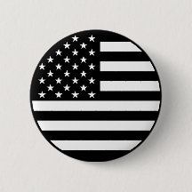 Schaltfläche für die schwarze Amerikanische Flagge