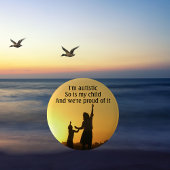 Schaltfläche für die Sensibilisierung für Eltern u Button