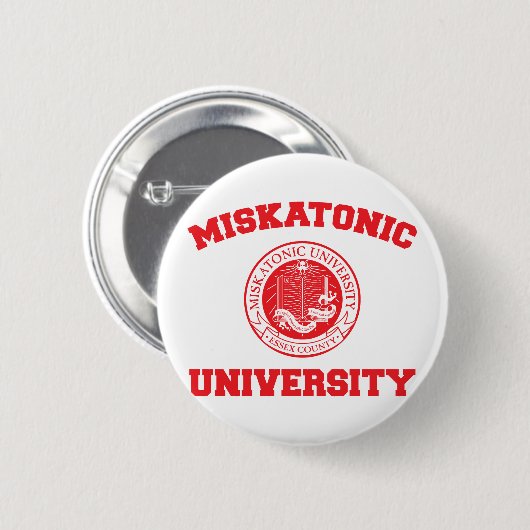 Schaltfläche für die Universität Miskatonic Button (Vorne & Hinten)