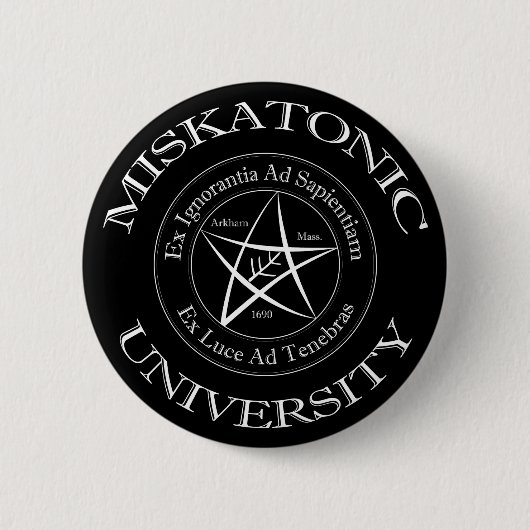 Schaltfläche für die Universität Miskatonic Button (Vorderseite)