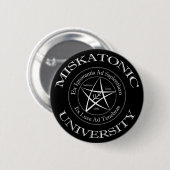Schaltfläche für die Universität Miskatonic Button (Vorne & Hinten)