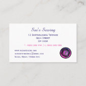 Schaltfläche für die Wasserfarbensuche Visitenkarte (Rückseite)