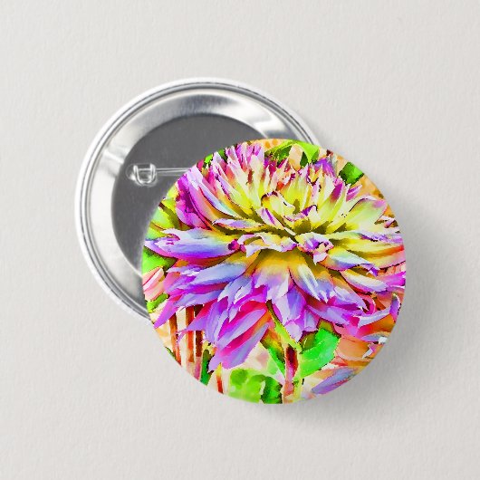 Schaltfläche für digitales Dahlia-Button Button (Vorne & Hinten)