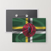 Schaltfläche für Dominica Button (Vorderseite/Rückseite)