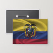 Schaltfläche für Ecuador Button (Vorderseite/Rückseite)
