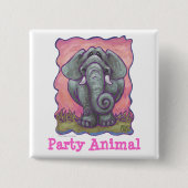Schaltfläche für Elephant-Party Button (Vorderseite)