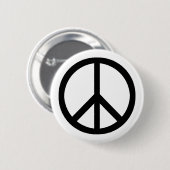 Schaltfläche für Friedenszeichen (schwer) Button (Vorne & Hinten)