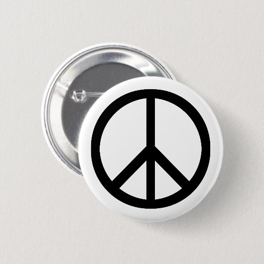 Schaltfläche für Friedenszeichen (schwer) Button (Vorne & Hinten)