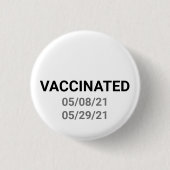 Schaltfläche für geimpftes Button mit benutzerdefi (Vorderseite)