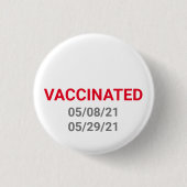 Schaltfläche für geimpftes Button mit benutzerdefi (Vorderseite)