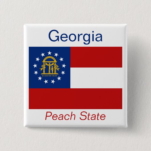 Schaltfläche für georgische Flagge Button (Vorderseite)
