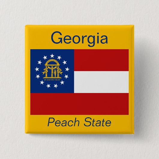 Schaltfläche für georgische Flagge Button (Vorderseite)
