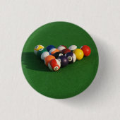 Schaltfläche für geplapelte Pool-Balls Button (Vorderseite)