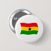 Schaltfläche für Ghana-Flag Button (Vorne & Hinten)