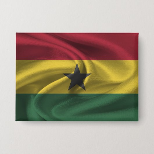 Schaltfläche für Ghana-Flag Button (Vorderseite)