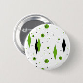 Schaltfläche für grüne Diamanten und Sternexplosio Button (Vorne & Hinten)