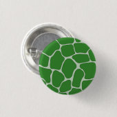 Schaltfläche für grünes Giraffenmuster Button (Vorne & Hinten)
